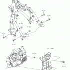 Z400 ABS Крепление двигателя
