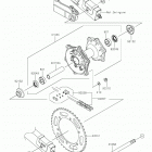 KLX230 ABS Задняя ступица колеса