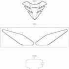 Ninja 650 Accessory(tank pads and meter film)