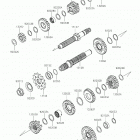 KLX300R Трансмиссия