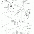 KX100 Глушитель