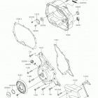 KLX110 Крышки двигателя