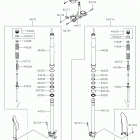 KLX300R Передняя вилка