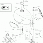W800 Топливный бак