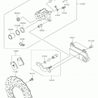 KLX230R Задний тормоз