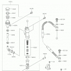 KX100 Задний торм цилиндр