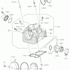 KLX140G Головка цилиндров