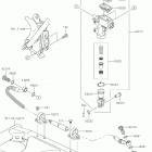 KLX140 Задний торм цилиндр