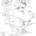 VULCAN 900 CLASSIC LT Топливный бак