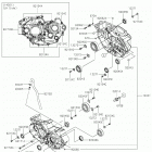 KX450 Картер двигателя