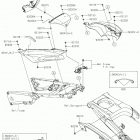 NINJA ZX-14R ABS Боковые крышки  /  крышка цепи