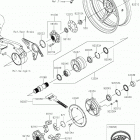 NINJA H2 SX SE+ Заднее колесо  /  цепь