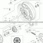VULCAN S ABS CAFE Заднее колесо  /  цепь