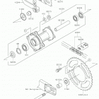 KX65 Задняя ступица колеса