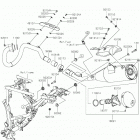 KLX230 ABS Глушитель