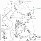 Z400 ABS Топливный бак