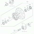 W800 CAFE Переднее колесо
