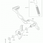 KLX300R Педаль тормоза