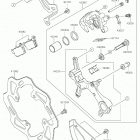 KX250 Задний тормоз