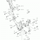 KX85 Крепление двигателя