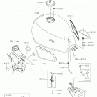 W800 CAFE Топливный бак