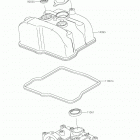 KX450 Крышка головки цилиндров