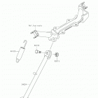 KLX110 Подножка