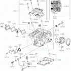 KLX300R Головка цилиндров