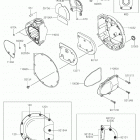 W800 Крышки двигателя правые
