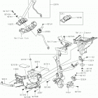 KLX230R Рама ,крепежные детали