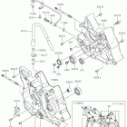KLX110L Картер двигателя