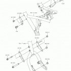 KLX230R Крепление двигателя