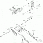 Z125 PRO Swingarm  /  shock absorber