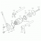 KLX110 Шестерни   /  вилки переключения