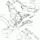 KLX230 ABS Боковые крышки  /  крышка цепи
