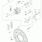 KLX300R Передний тормоз