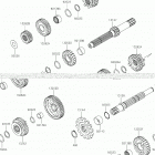 KLX140G Трансмиссия