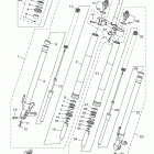 XSR900  (XSR900MCW/XSR900MW) Передняя вилка