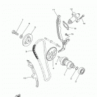 XT250 (XT250L1/XT250L1C) Цепь механизма газораспределения
