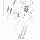 YZ250FX  (YZ250FXM) Передний суппорт