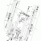 YZ85  (YZ85M) Передняя вилка