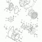 FJR1300 POLICE  (FJR13PLW) Крышка картера двигателя