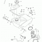 WR450F  (WR450FL) Топливный бак