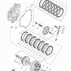 XSR700  (XSR700LCW/XSR700LW) Сцепление