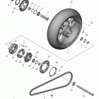 YZFR1 (YZFR1MLC/YZFR1ML) Переднее колесо