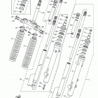 XT250  (XT250MC/XT250M) Передняя вилка