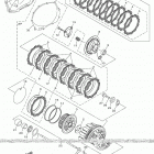 FJR1300 POLICE  (FJR13PLW) Сцепление