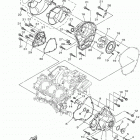 XSR900  (XSR900MCW/XSR900MW) Крышка картера двигателя