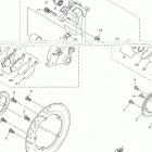 XSR900  (XSR900MCW/XSR900MW) Задний суппорт