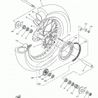 XT250  (XT250MC/XT250M) Переднее колесо